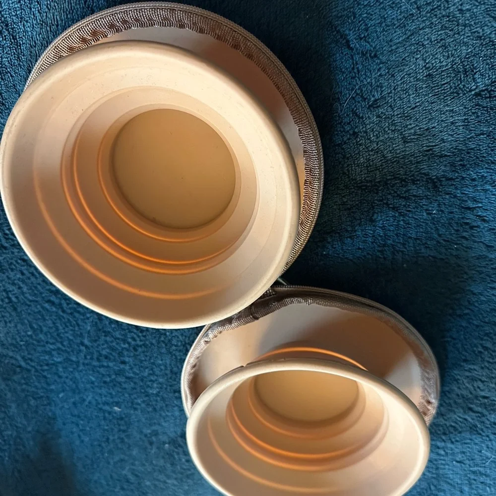 Tan Pet Bowl